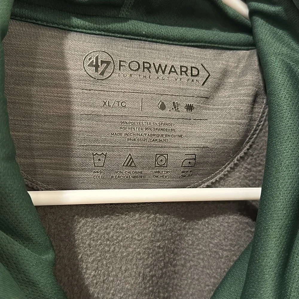 47 Forward Green Bay Packers polyester hoodie, extra large - Picture 4 of 4